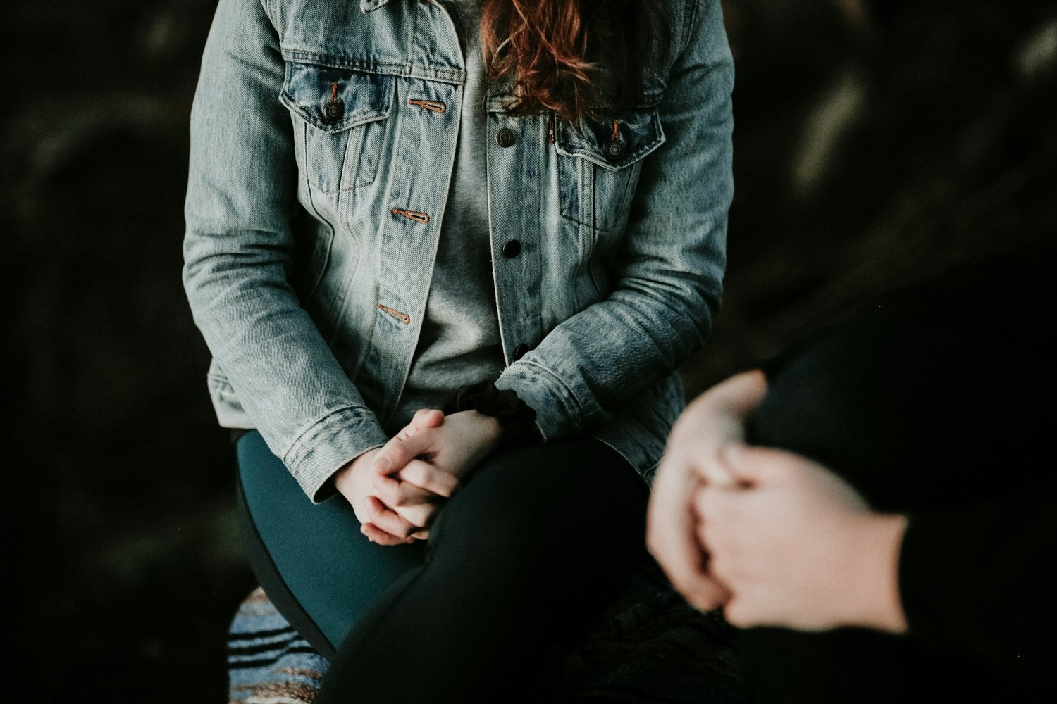 woman in counseling for OCD and PTSD
