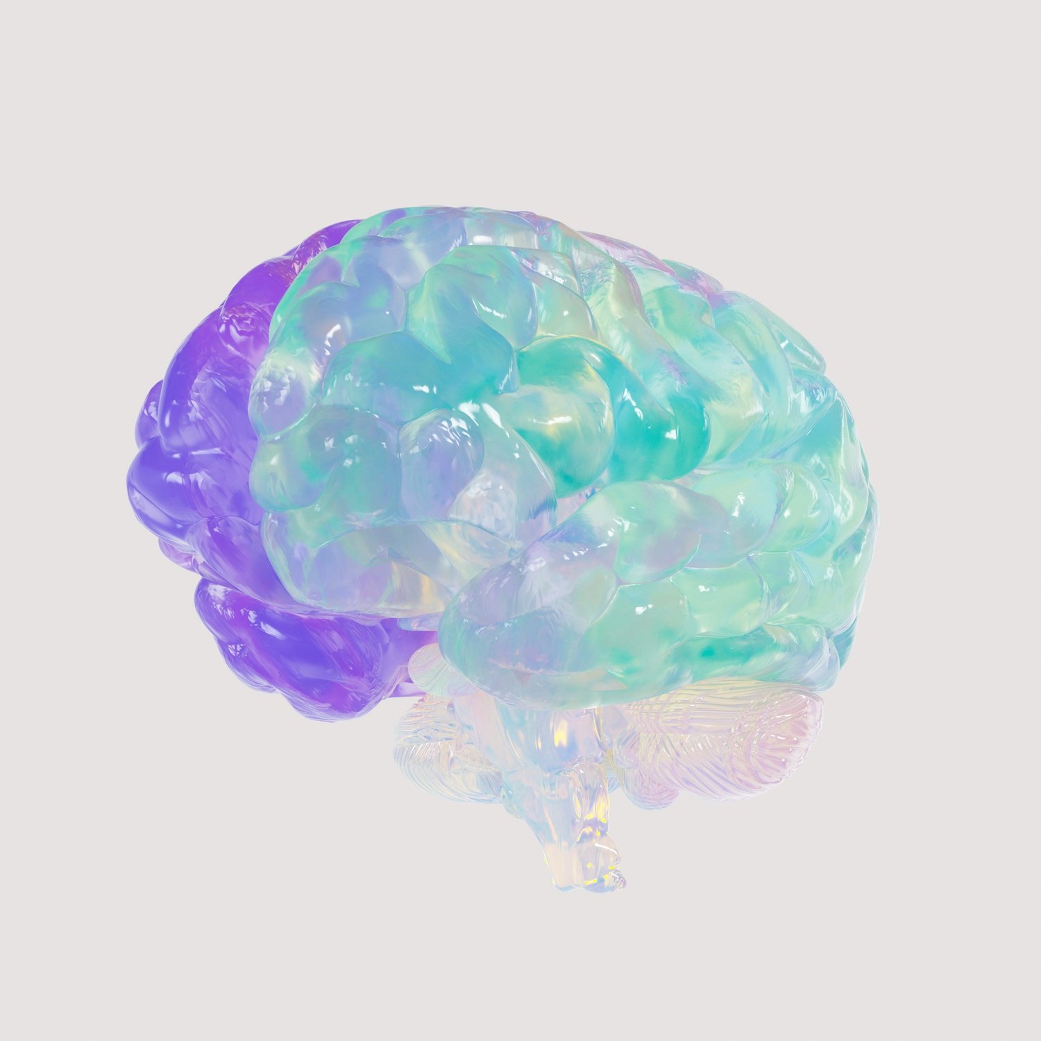 Abstract illustration of the brain symbolizing anxiety, OCD, and effective therapy for mental health wellness