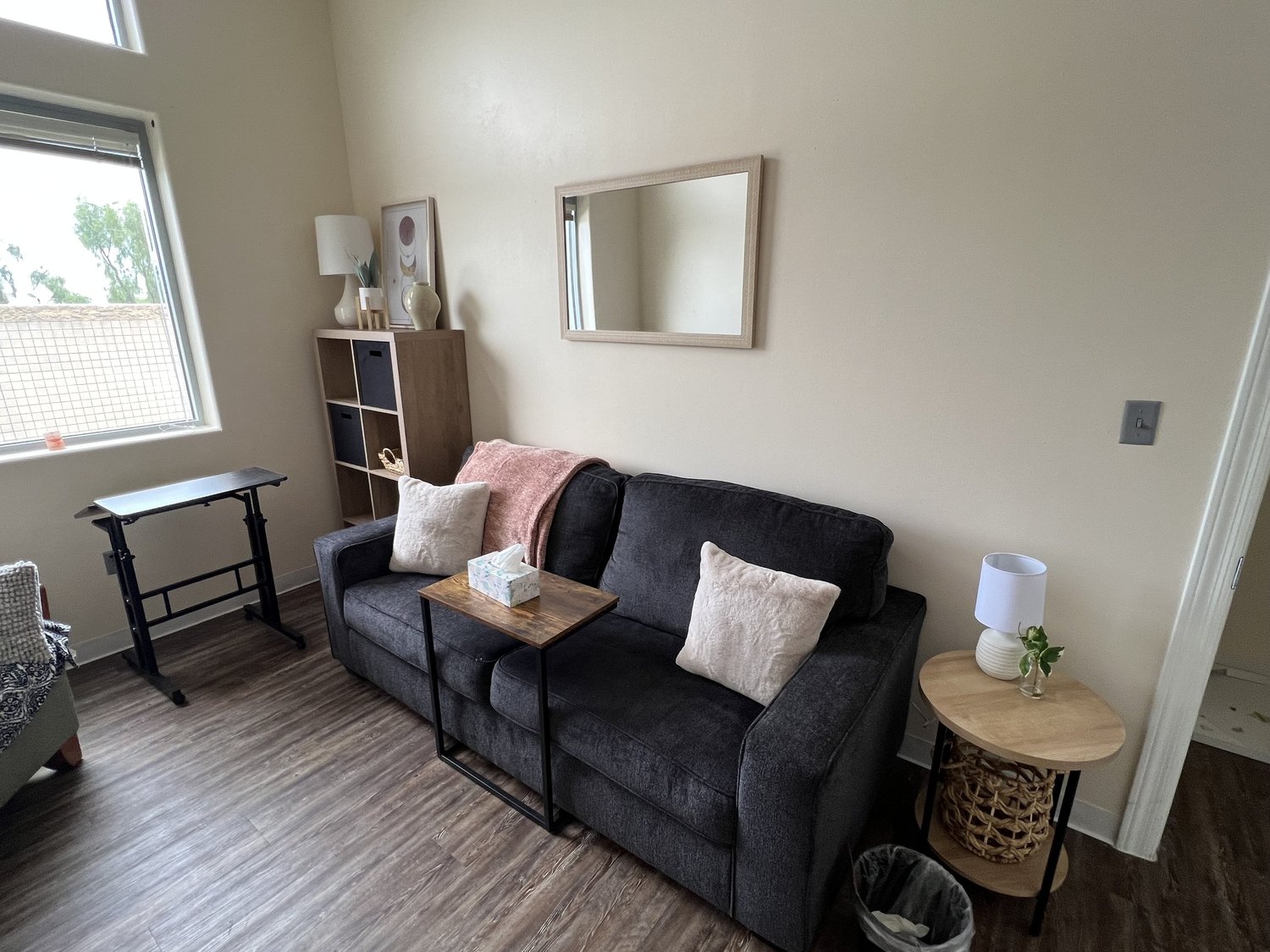 Comfortable counseling room at BrainBody OCD Counseling for OCD and anxiety treatment.