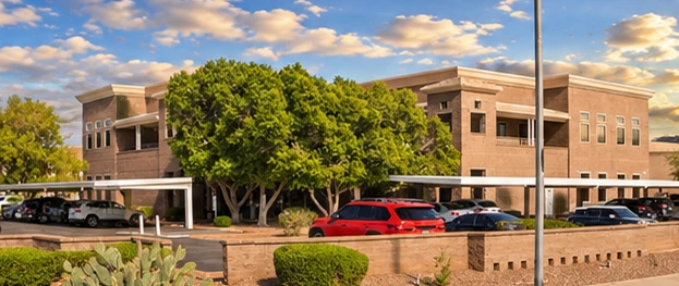 Exterior of the BrainBody OCD Counseling clinic building in Scottsdale, Arizona